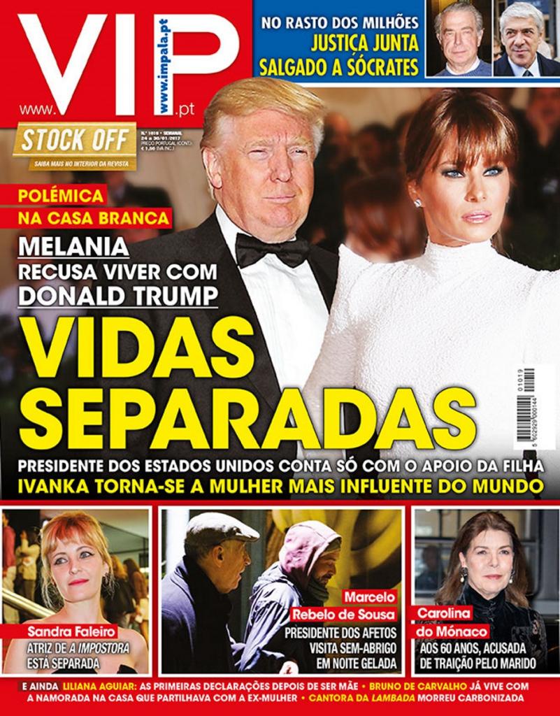 Vidas separadas: Melania recusa viver com Donald Trump