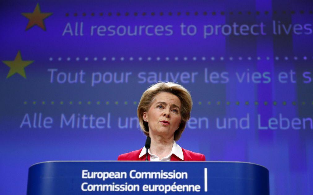 Covid-19: Von der Leyen saúda Eurogrupo por acordo de ajuda de 500 mil milhões