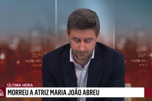 Daniel Oliveira emociona-se ao falar de Maria João Abreu