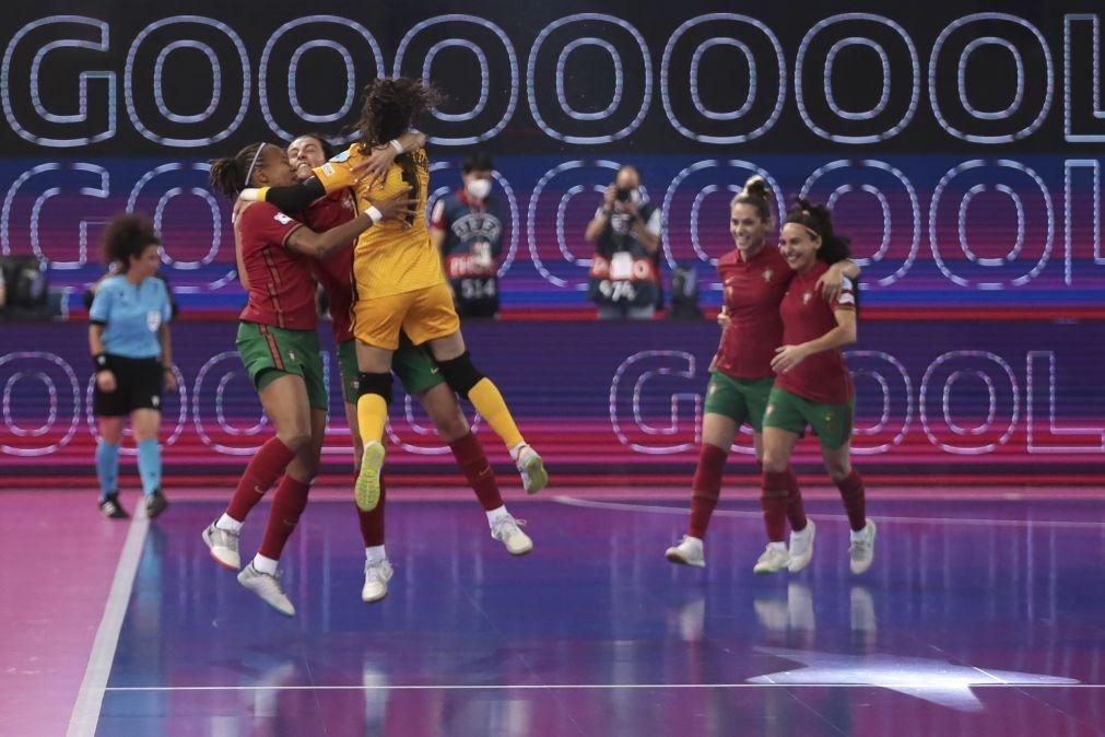 Portugal goleia Hungria e enfrenta Espanha na final do Europeu de futsal feminino