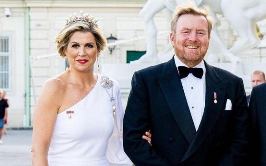 Maxima da Holanda - Supera expectativas com vestido elegante digno de noiva