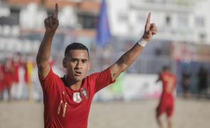 Portugal bate Suíça e está na 'final-four' da Liga Europeia de futebol de praia