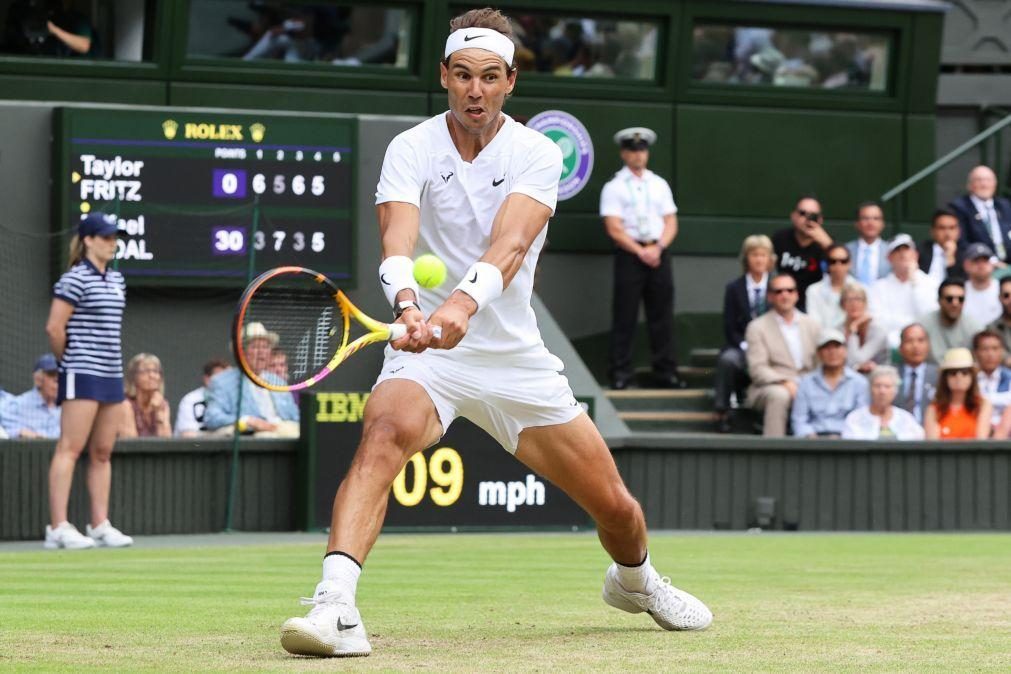 Rafael Nadal vence Taylor Fritz e segue para as meias-finais de Wimbledon