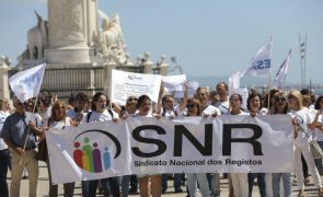 Sindicato Nacional dos Registos avança com greve dois dias por semana em agosto