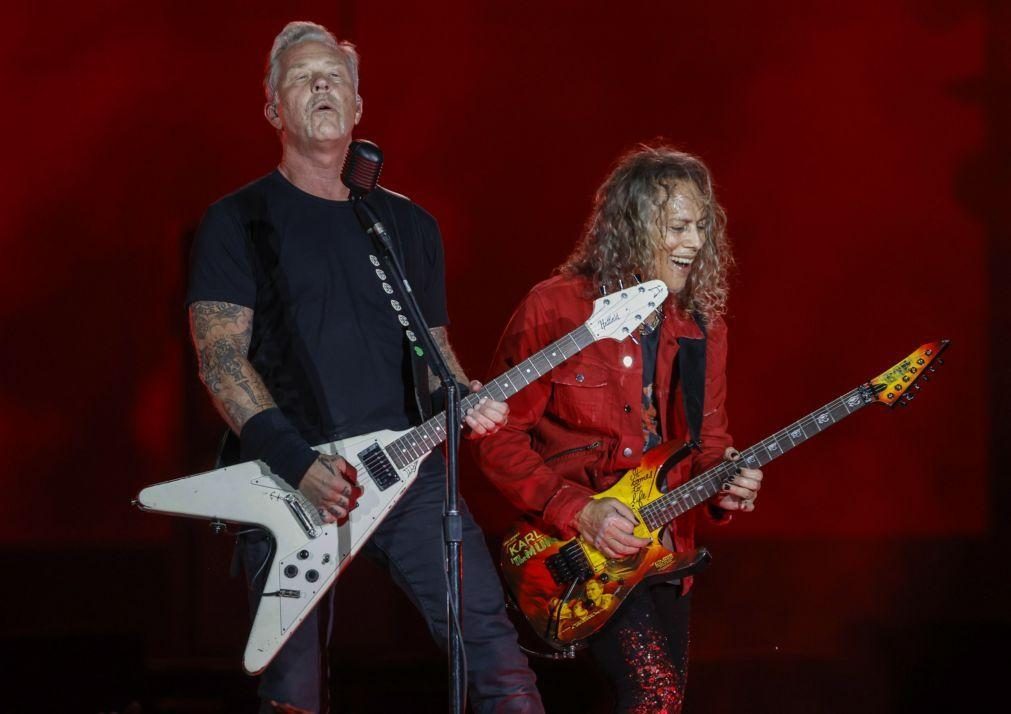 Metallica regressam hoje a Portugal para concerto no NOS Alive