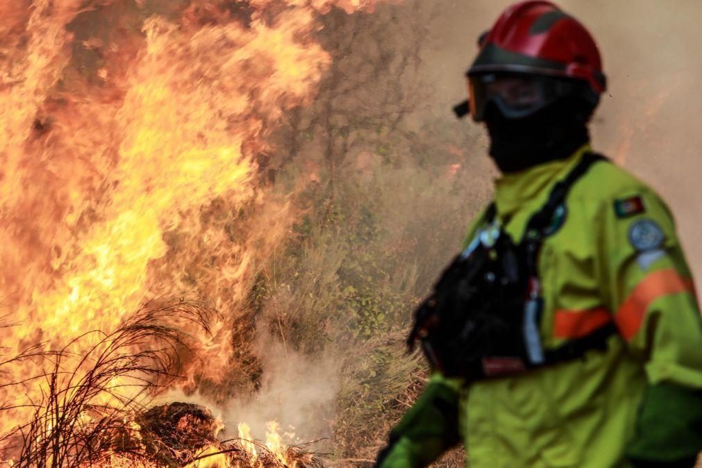 Quatro grandes fogos continuam ativos com mais de mil operacionais destacados