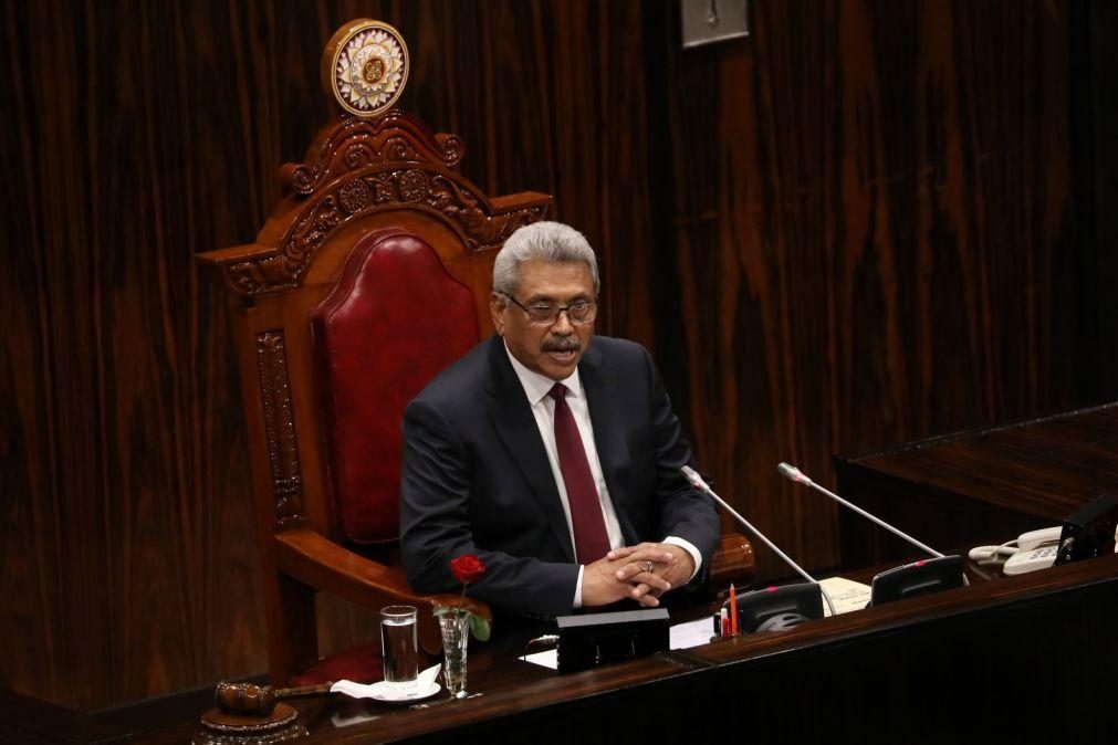 Presidente do Sri Lanka anuncia abandono do cargo na próxima quarta-feira
