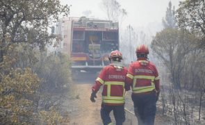 Proteção Civil alerta que tempo previsto para a noite não facilita combate aos fogos