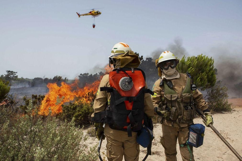 Incêndio em Faro parcialmente dominado obriga à retirada de pessoas da Quinta do Lago