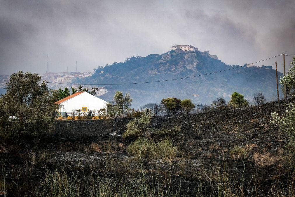 Quatro bombeiros do Montijo feridos no combate às chamas em Palmela
