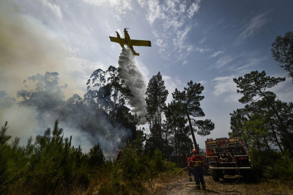 Quase 2 mil operacionais combatiam 11 fogos ativos em todo o País às 07h00