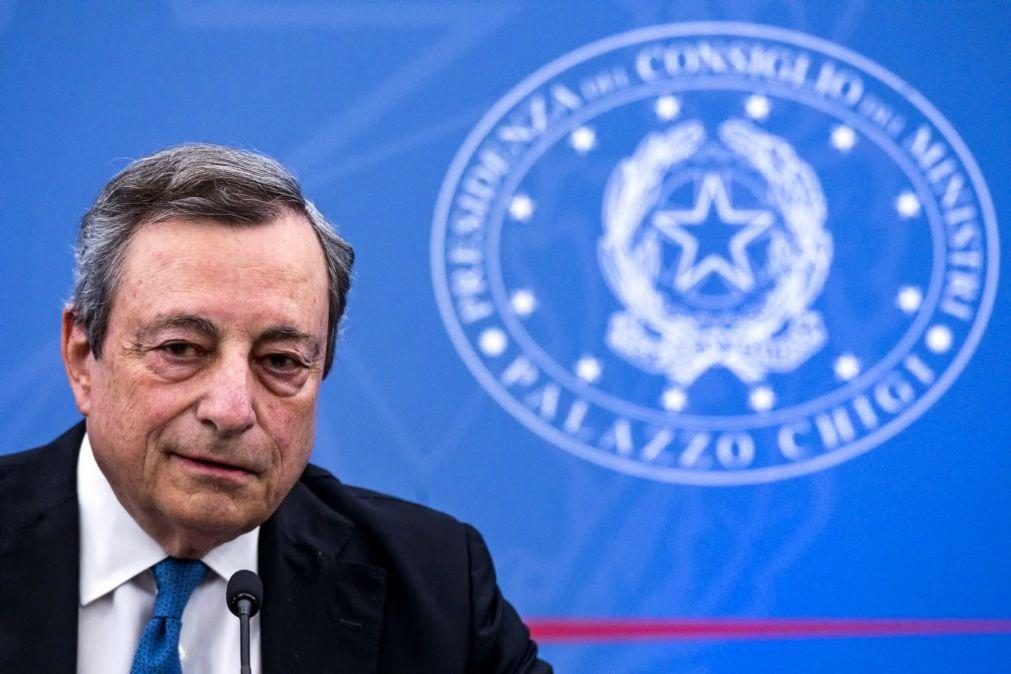 Draghi vence moção de confiança mas Governo italiano continua em risco