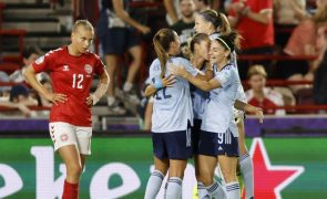 Euro feminino: Espanha vence Dinamarca e confirma presença nos 'quartos'