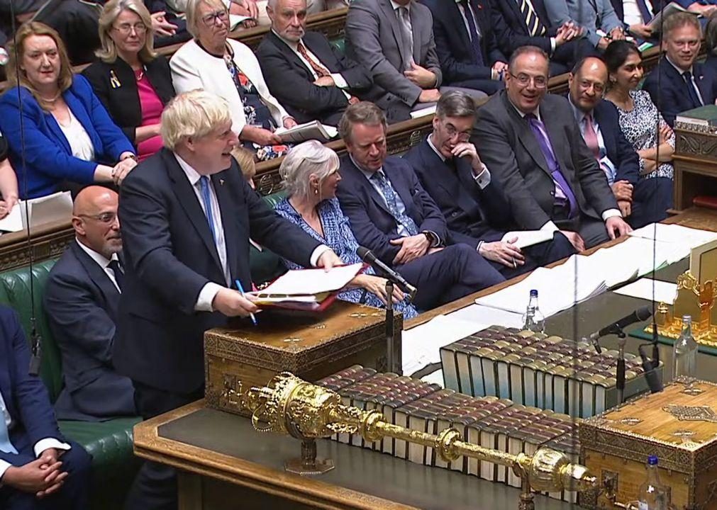 Boris Johnson despede-se do parlamento com a frase 