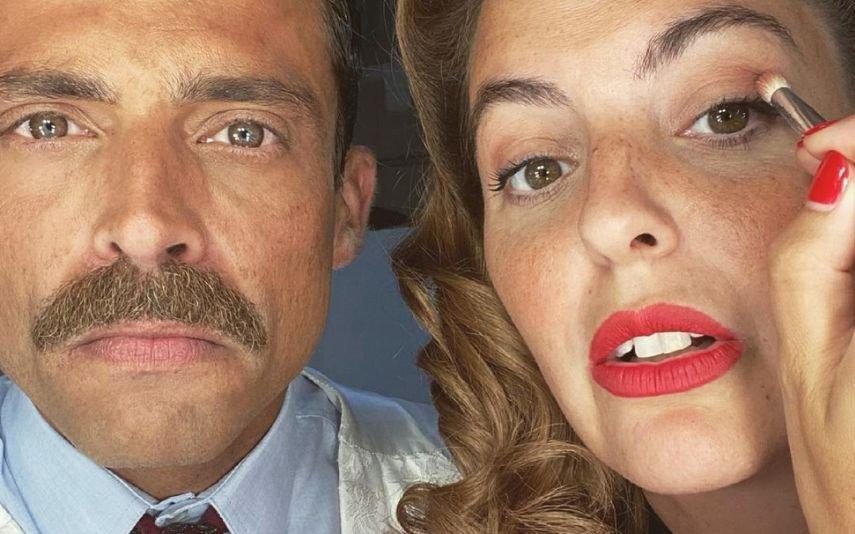 Jessica Athayde encosta Diogo Amaral à parede: