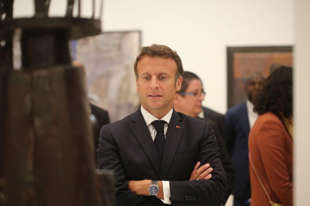 Presidente francês encontra-se hoje com homólogo guineense em Bissau