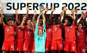 Bayern conquista Supertaça da Alemanha, com vitória por 5-3 sobre o Leipzig