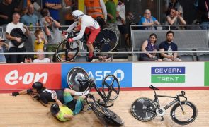 Vários feridos em acidente no ciclismo de pista dos Jogos da Commonwealth