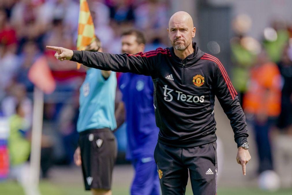 Ten Hag critica Ronaldo pela saída antecipada do jogo com Rayo Vallecano