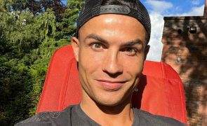 Filho de Cristiano Ronaldo marca golos e celebra como o pai