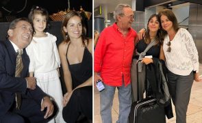 Carlos Cruz e Raquel Rocheta despedem-se da filha