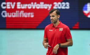 Portugal perde com o Montenegro na qualificação para o Europeu de voleibol