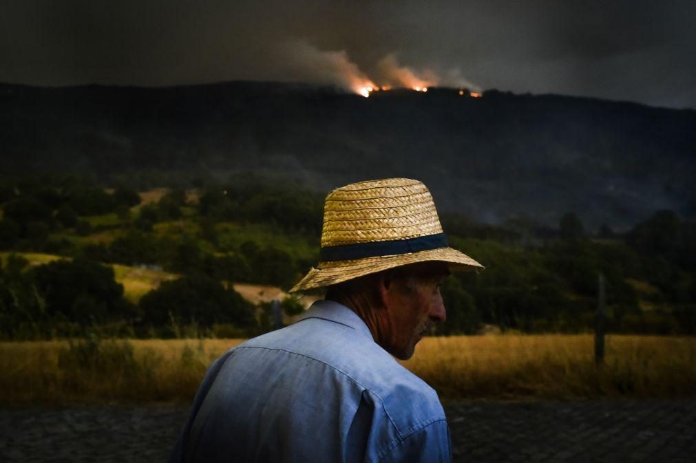 Risco máximo de incêndio em cerca de 70 concelhos do interior Norte, Centro e Alto Alentejo