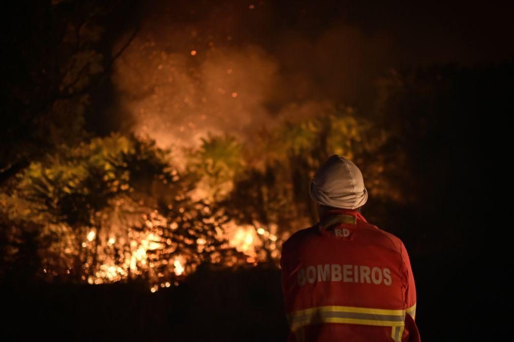 Fogo na serra da Estrela continua a mobilizar mais de 1.600 operacionais