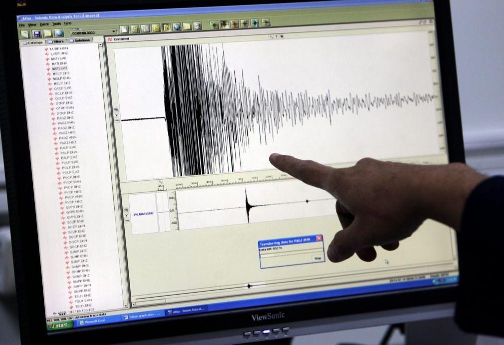 Sismo de magnitude 4,5 registado no Algarve