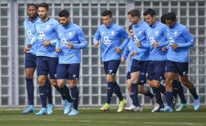 FC Porto inicia preparação do 'clássico' frente ao Sporting com três ausentes