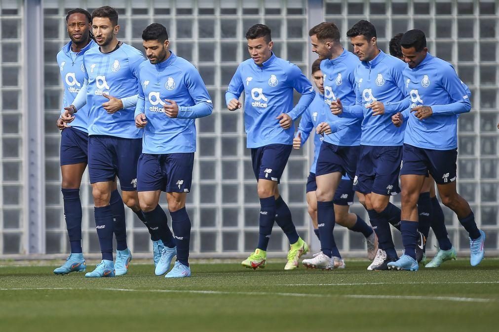 FC Porto inicia preparação do 'clássico' frente ao Sporting com três ausentes