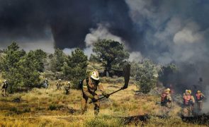 Fogo na serra da Estrela com reacendimento que obrigou a evacuar aldeia