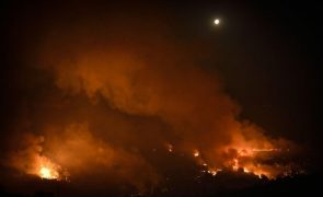 Incêndio na serra da Estrela preocupa em Orjais (Covilhã) e em Famalicão da Serra (Guarda)