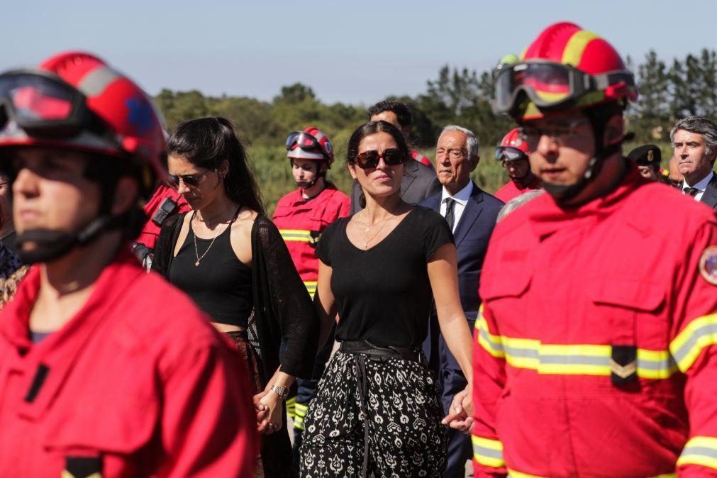 PR e MAI estiveram no funeral de bombeiro em Óbidos