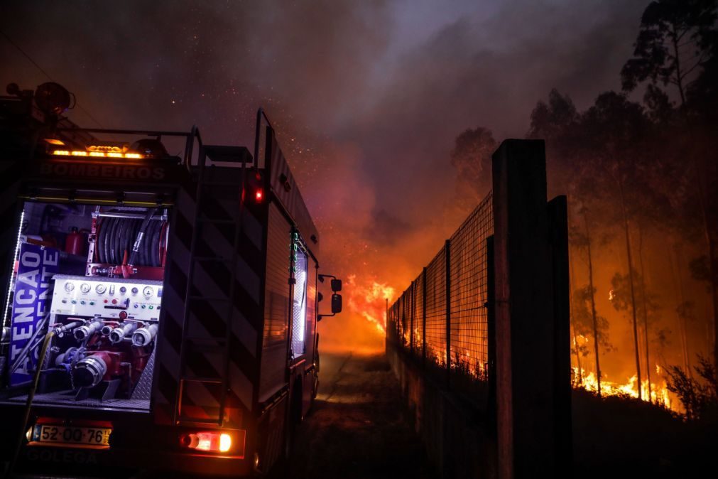 Fogo em Ourém já está em fase de resolução