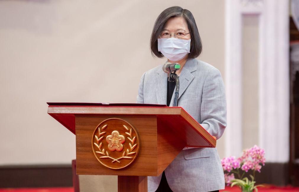 Líder de Taiwan assinala determinação da ilha em defender-se de ataque da China