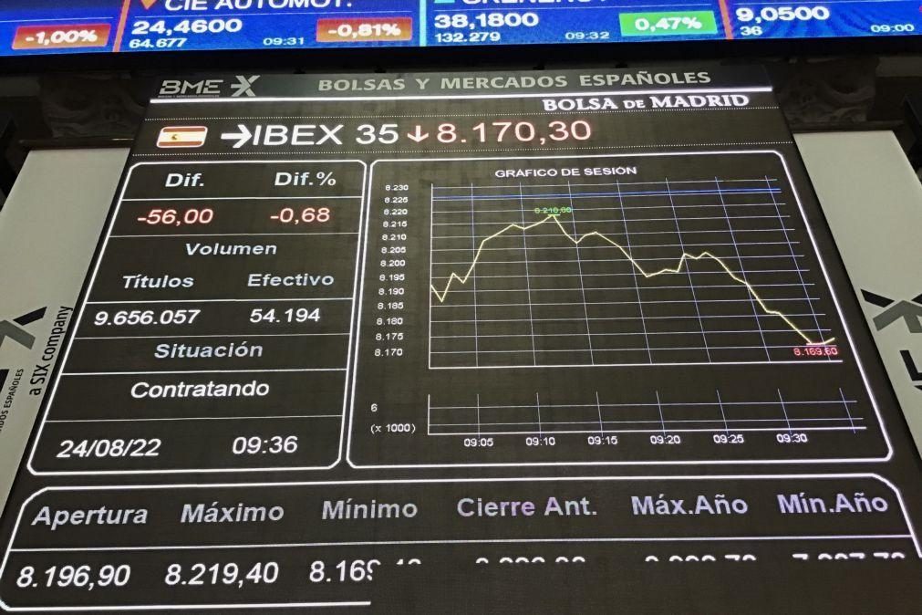 Bolsa de Lisboa acompanha descidas de Londres e Madrid e cai 0,25%