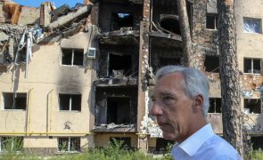 Ucrânia: MNE discute em abrigo com autoridades de Jitomir reconstrução de escolas