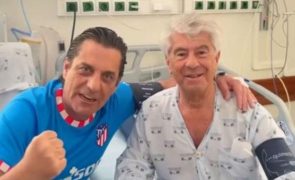 Paulo Futre mostra-se no hospital com companhia especial