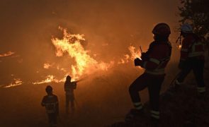 Bombeiros Ponte de Lima esperam travar incêndio na madrugada de sexta-feira