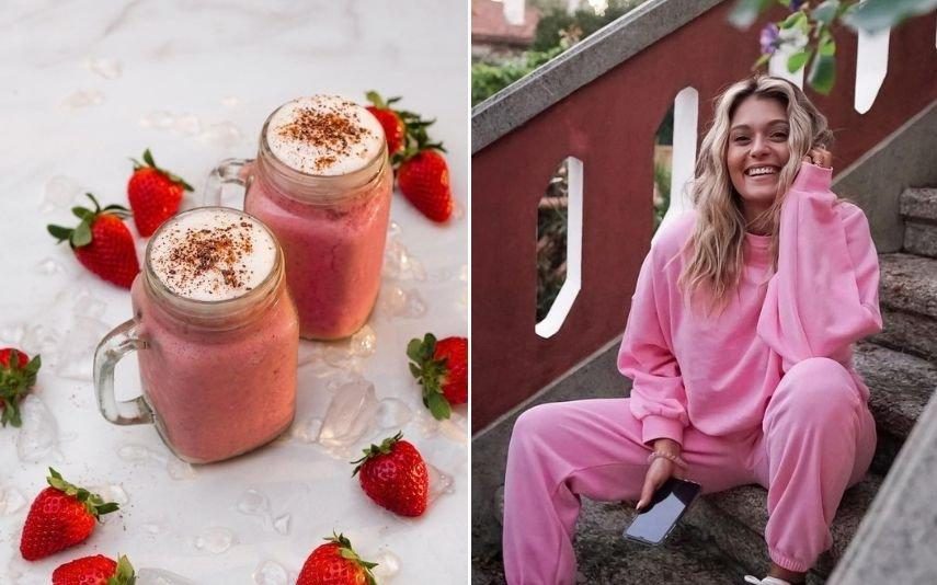 Comece o dia em grande com este smoothie de morango e melancia