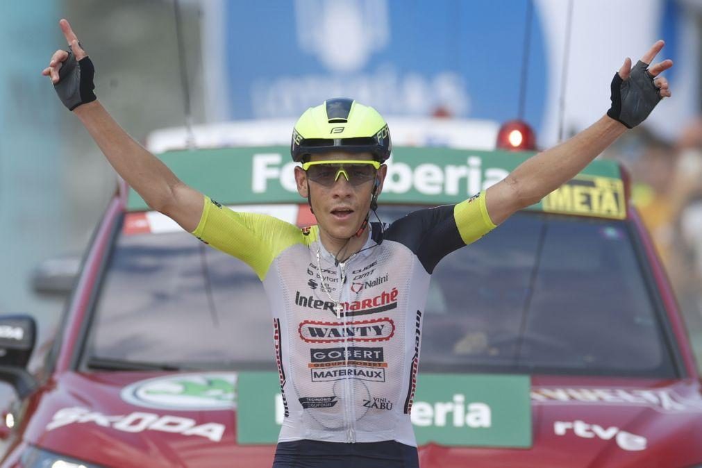 Vuelta: Louis Meintjes vence nona etapa, Evenepoel reforça liderança