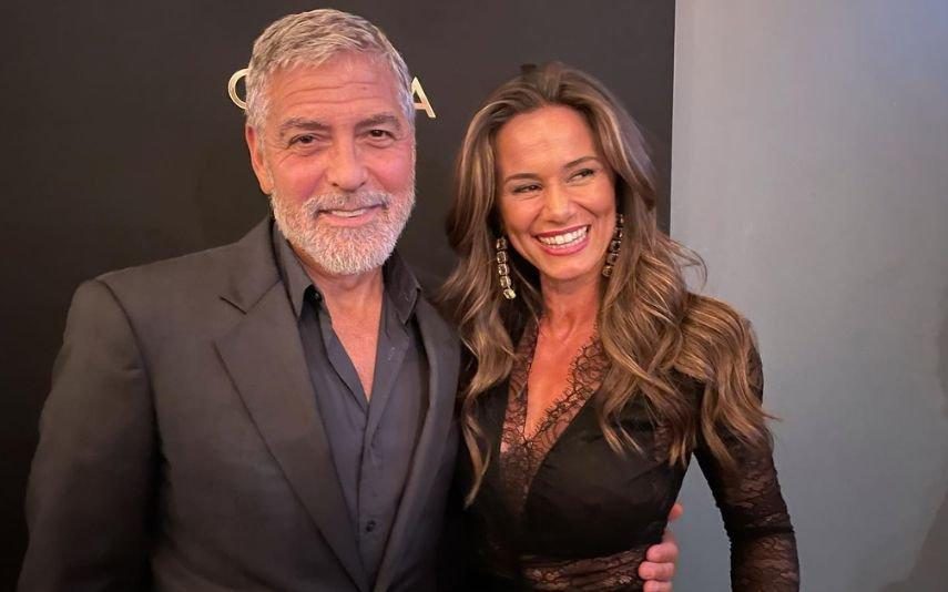 Cláudia Vieira Atriz e George Clooney juntos em evento [fotos]
