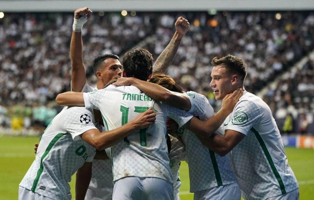 Sporting consegue primeira vitória de sempre na Alemanha no arranque da 'Champions'