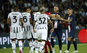 Quatro adeptos detidos após jogo entre Paris Saint-Germain e Juventus