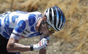 Vuelta: Líder da montanha Jay Vine abandona após queda na 18.ª etapa