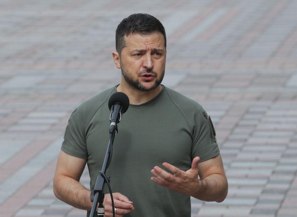 Zelensky agradece aos ucranianos defesa do país no 200.º dia de guerra