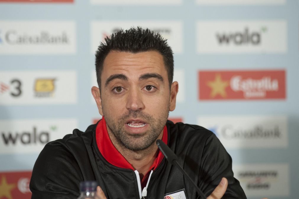 Ex-capitão do FC Barcelona Xavi diz que votação na Catalunha está a ser uma vergonha