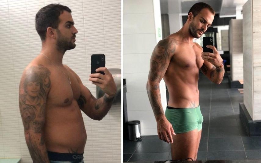 Rúben da Cruz andou a preparar o corpão para entrar no Big Brother. Eis o antes e o depois