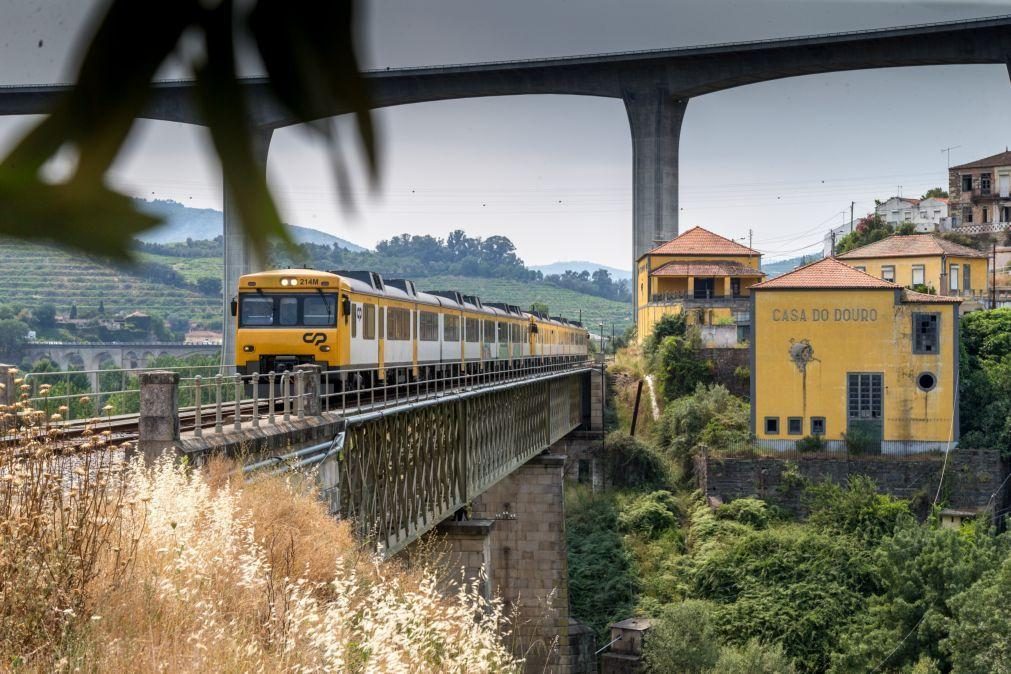 IP aplica mais de 900 mil euros para estabilizar taludes na linha do Douro, em Foz Côa